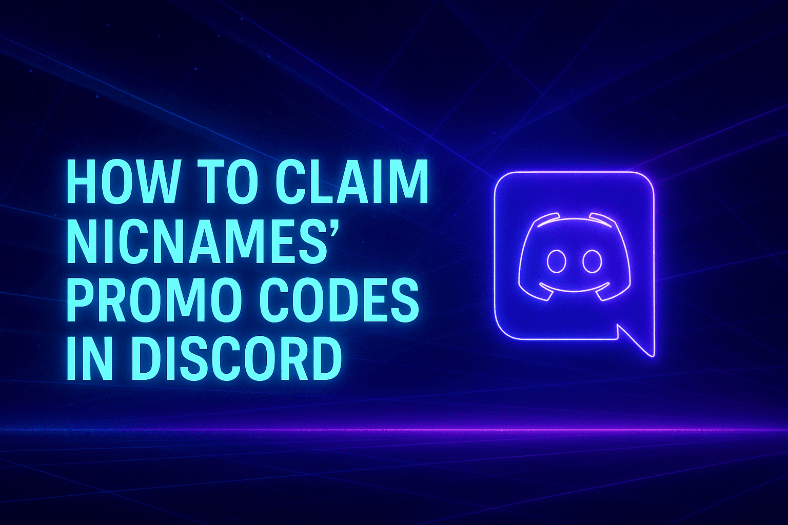 How to Get a NicNames' Promo Code via Discord